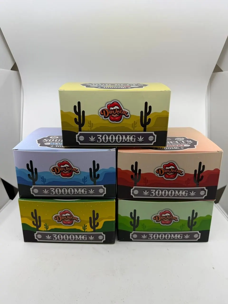 Devour 3000mg Sour Strips — THC edible, photo 1 of 2