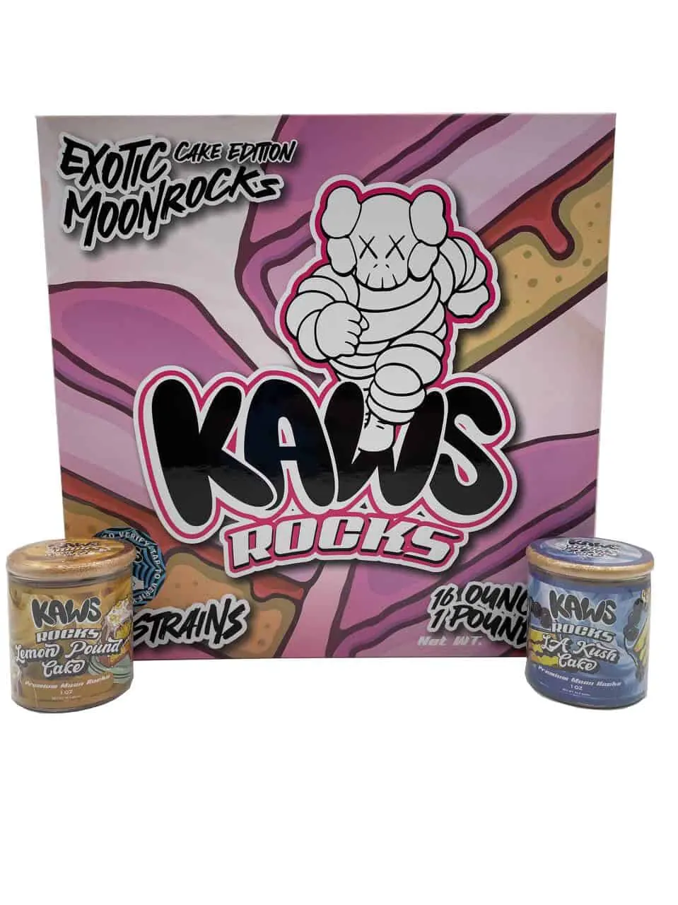 KAWS Cake Moonrocks — moonrock