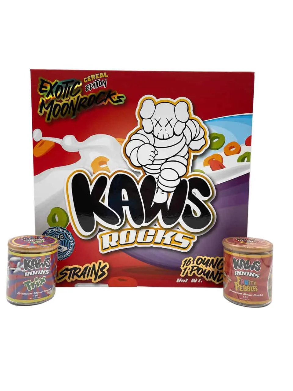 KAWS Cereal Moonrocks — moonrock