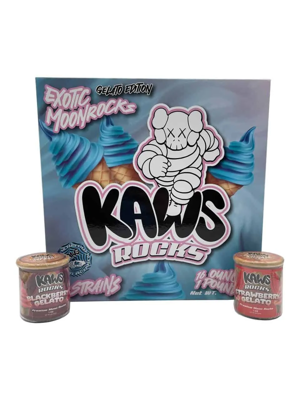 KAWS Slurpee Moonrocks — moonrock