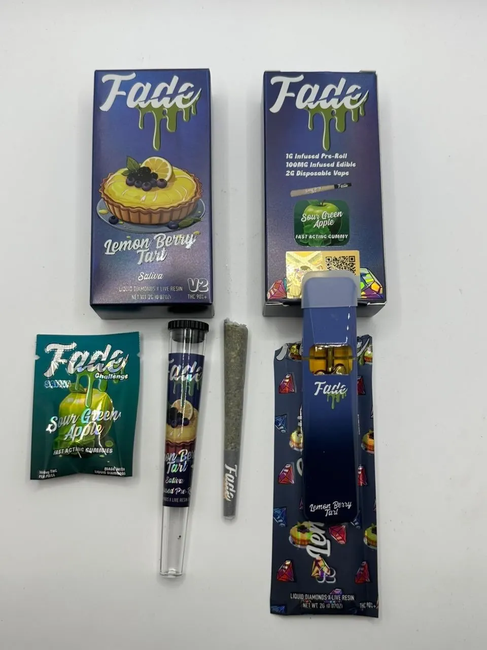 New Fade 2G + Pre Roll — disposable vape, photo 1 of 2